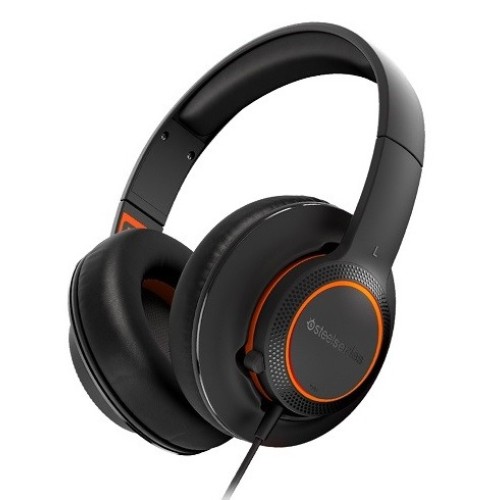  SteelSeries Black & Orange Siberia 100 3.5mm Headset  